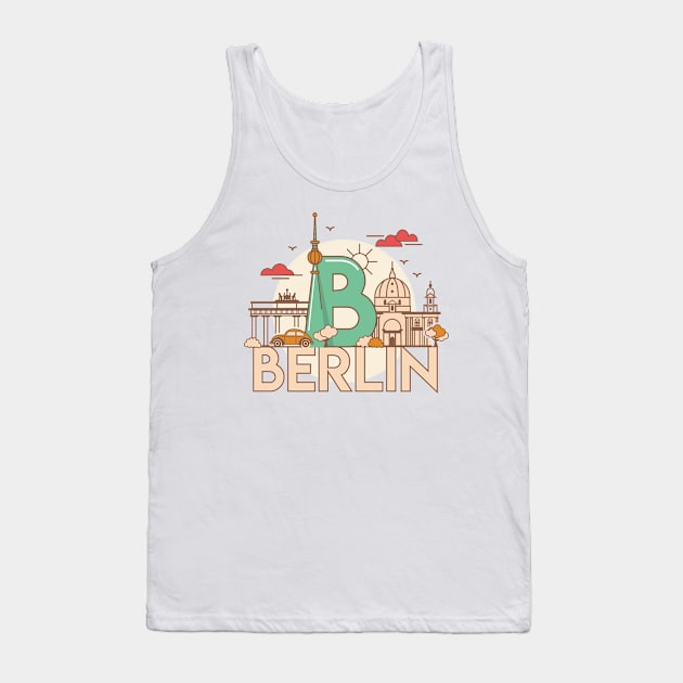 Berlin, Germany Tank Top by bybeck